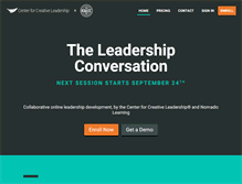 Tablet Screenshot of leadershipconversation.com